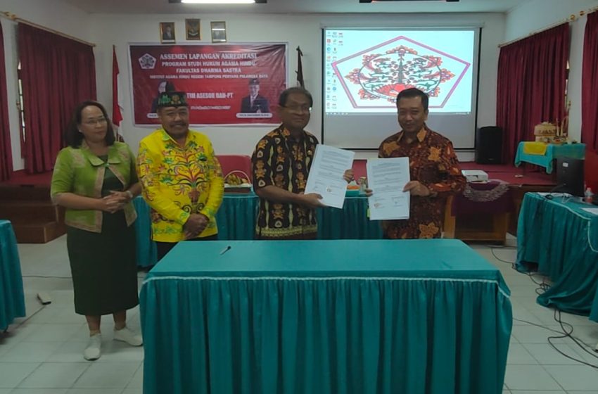  Prof. Hesti Sadtayadi Tanda Tangani Kerja sama dengan IAHN Tampung Penyang Palangka Raya